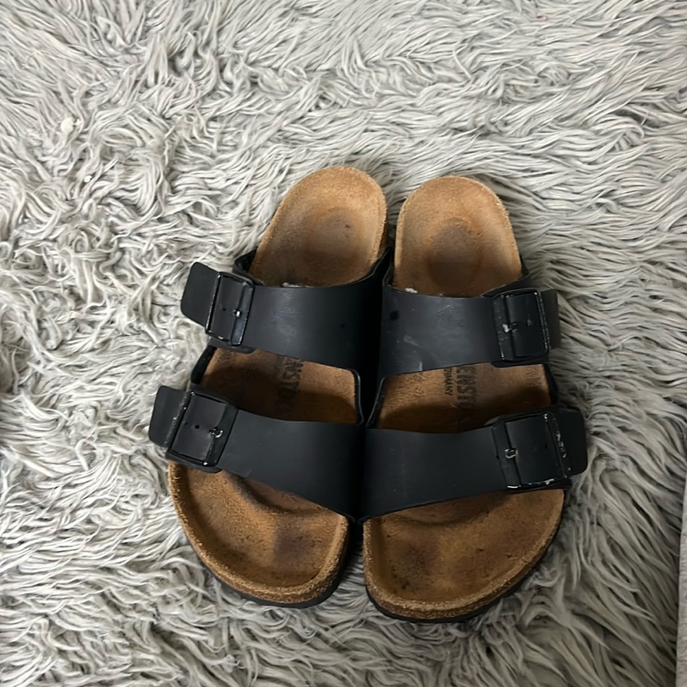 black two strap birkenstocks